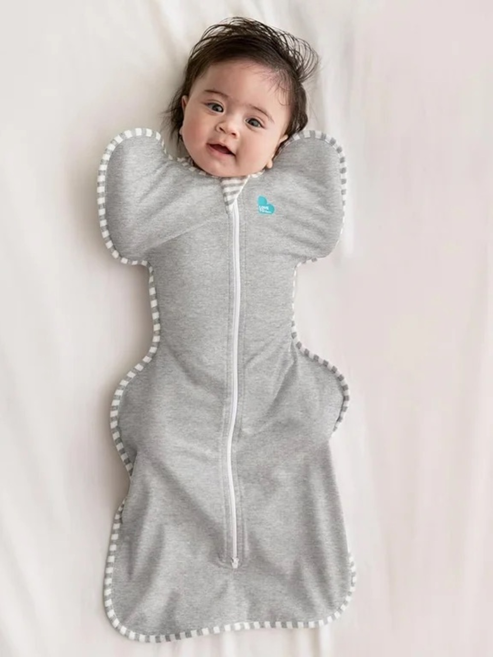 Love to Dream Swaddle Up, Newborn 5-8.5 lbs, 1.0 TOG, Grey